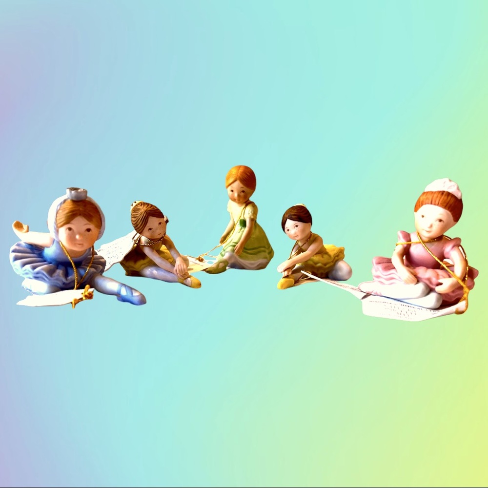 Hollie Hobby Vintage 5 ballerinas- A Special Collection